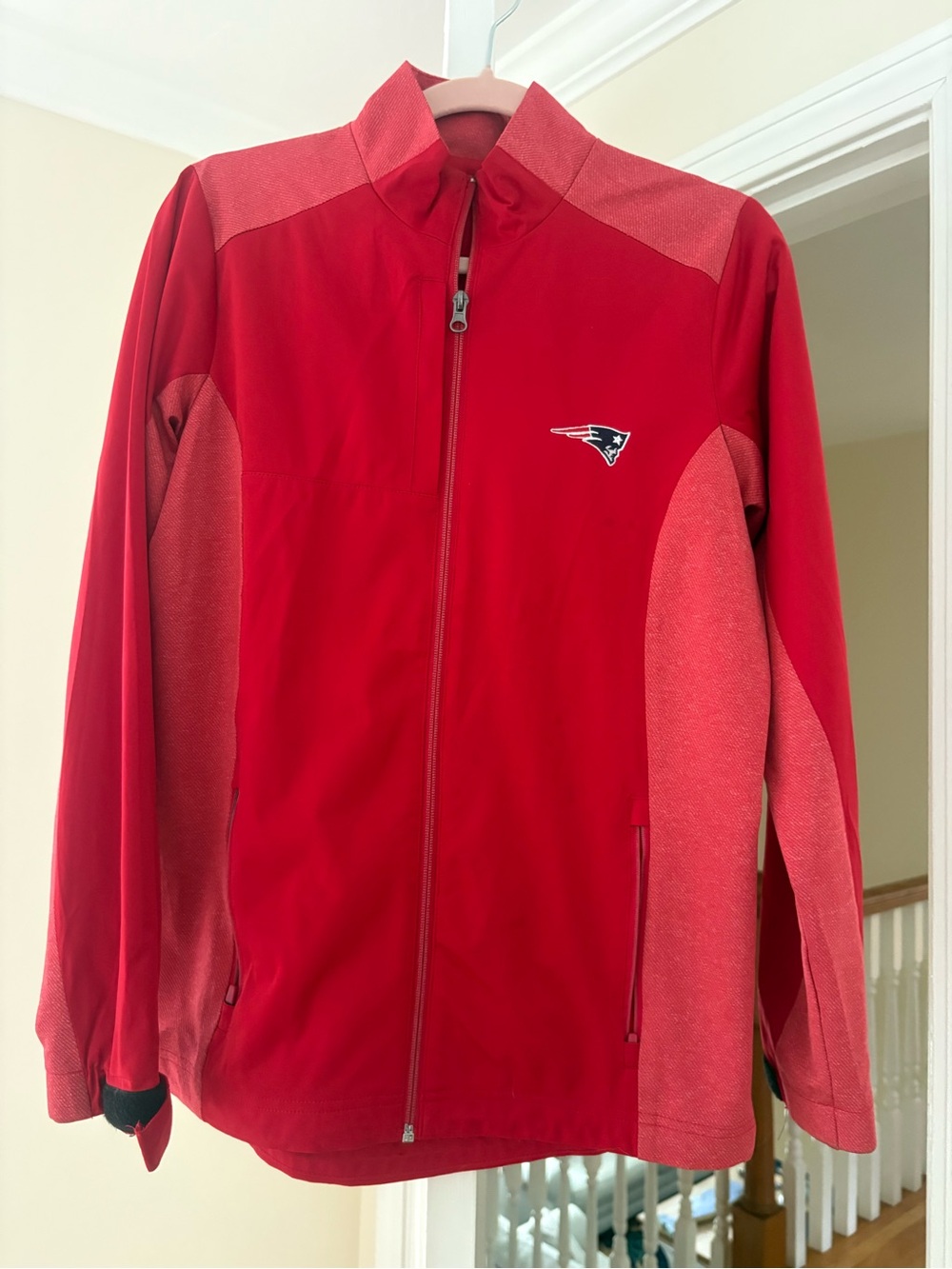 Red Full-Zip women’s patriots Jacket